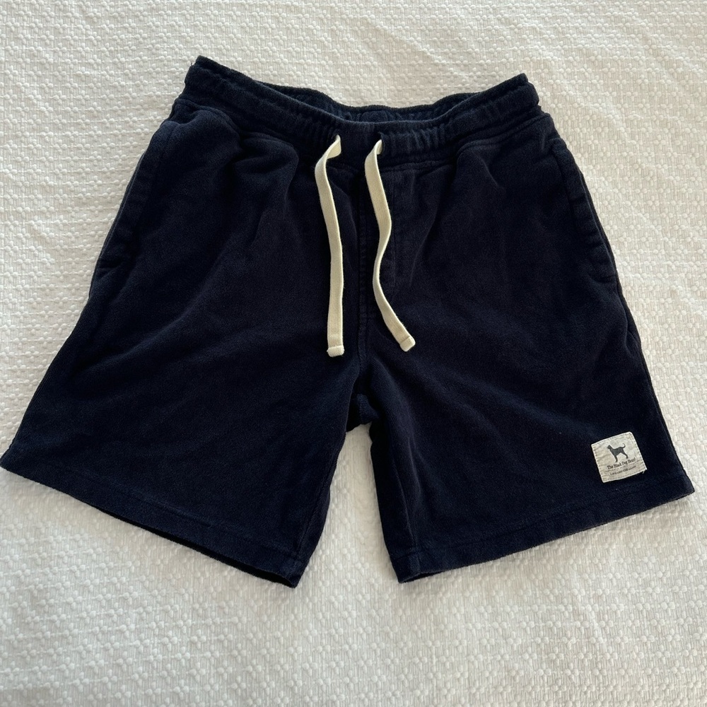 Men's Navy Blue Terry Shorts